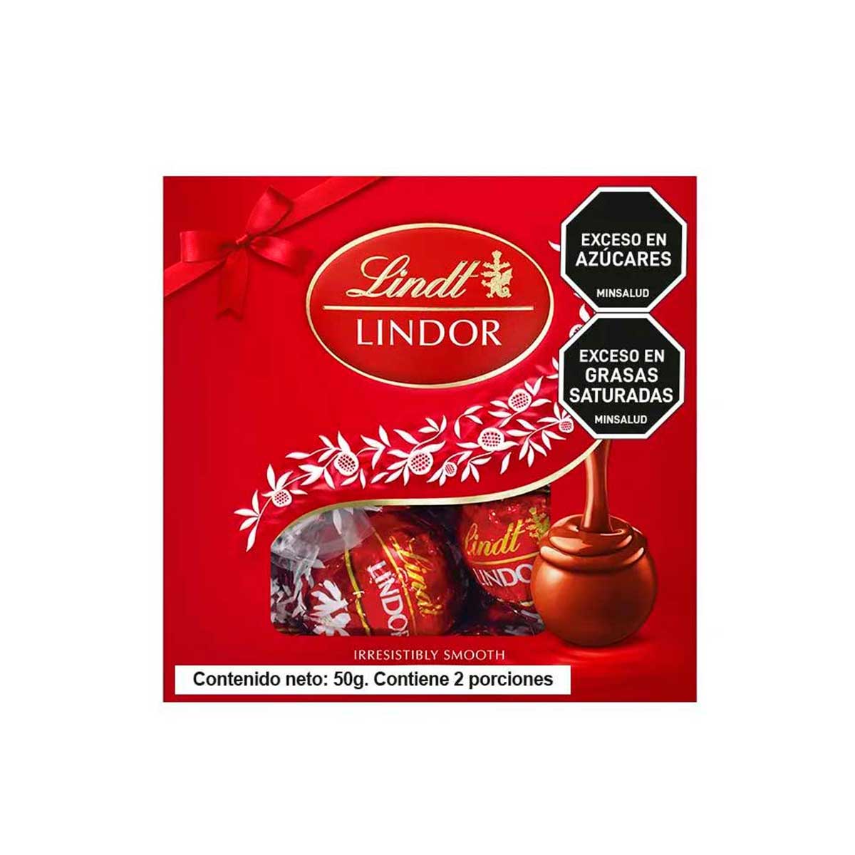 Estuche De Chocolate Con Leche Lindt Lindor Cjx50g