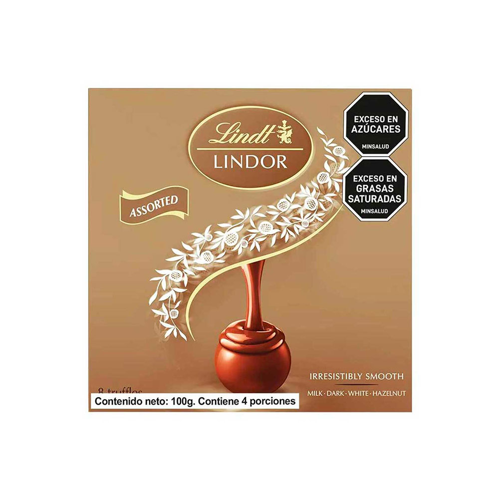 Estuche de Chocolate Surtido Lindt Lindor Cjx100g