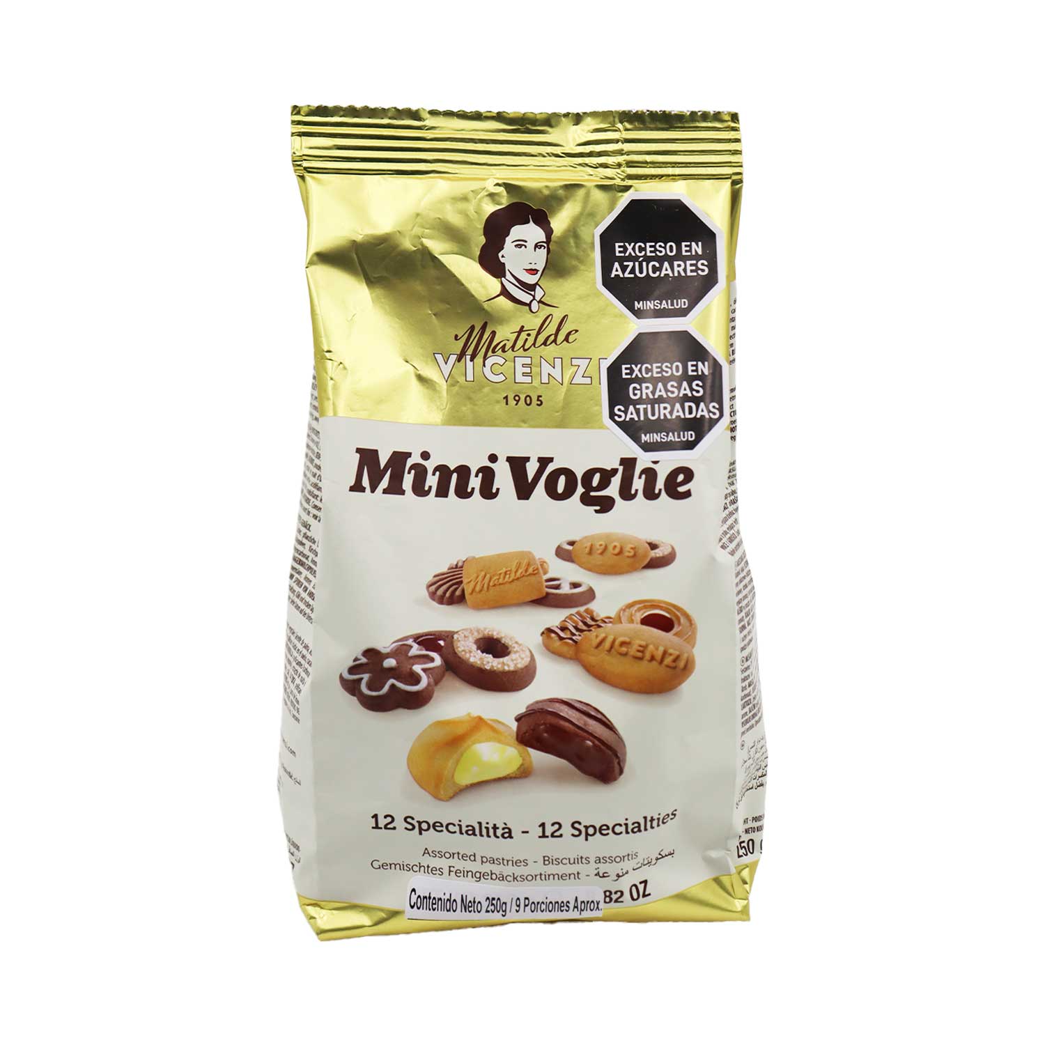 GALLETAS MINIVOGLIE VICENZI pqx250g