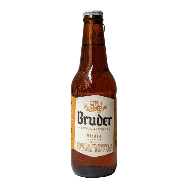 CERVEZA RUBIA BRUDER bt330ml