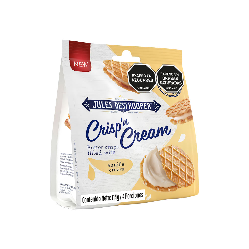 GALLETAS CRISP CREAM VAIN JULES blX114g
