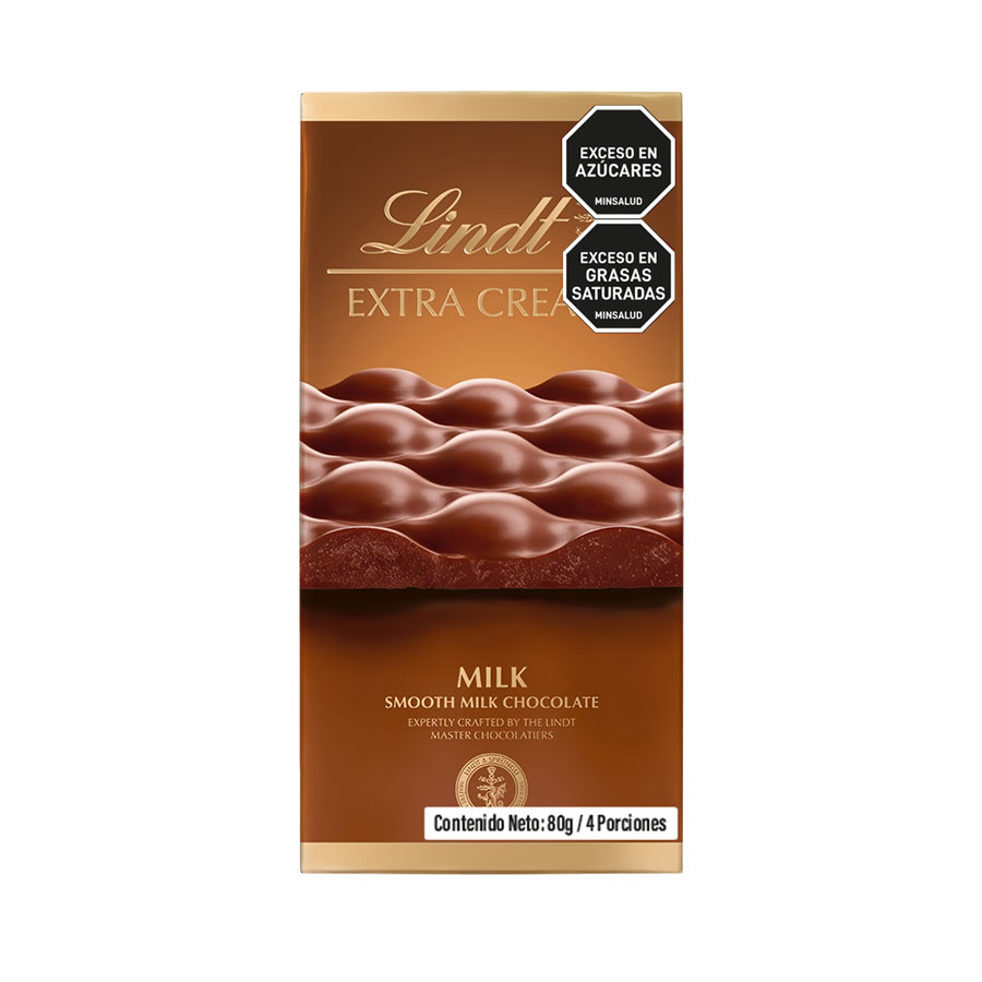 CHOCO TABLETA EXT CREAM MILK LINDT cjx80g