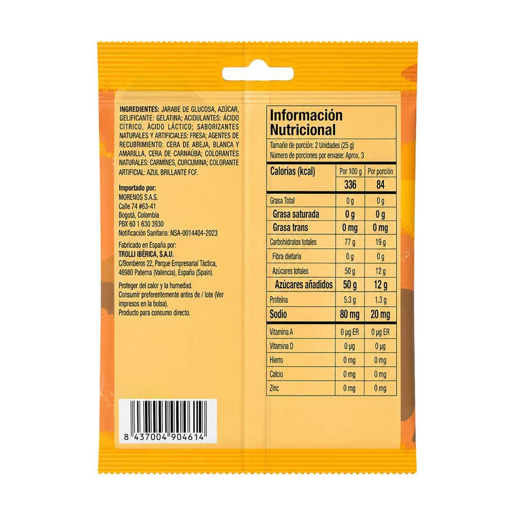 GOMAS OCTUPUS E.FRUTTI blx80g