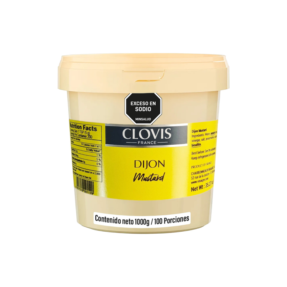 Mostaza Dijon Clovis Frx1Kg